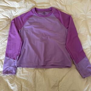 Athlete Girl Top with thumb holes Size L -12